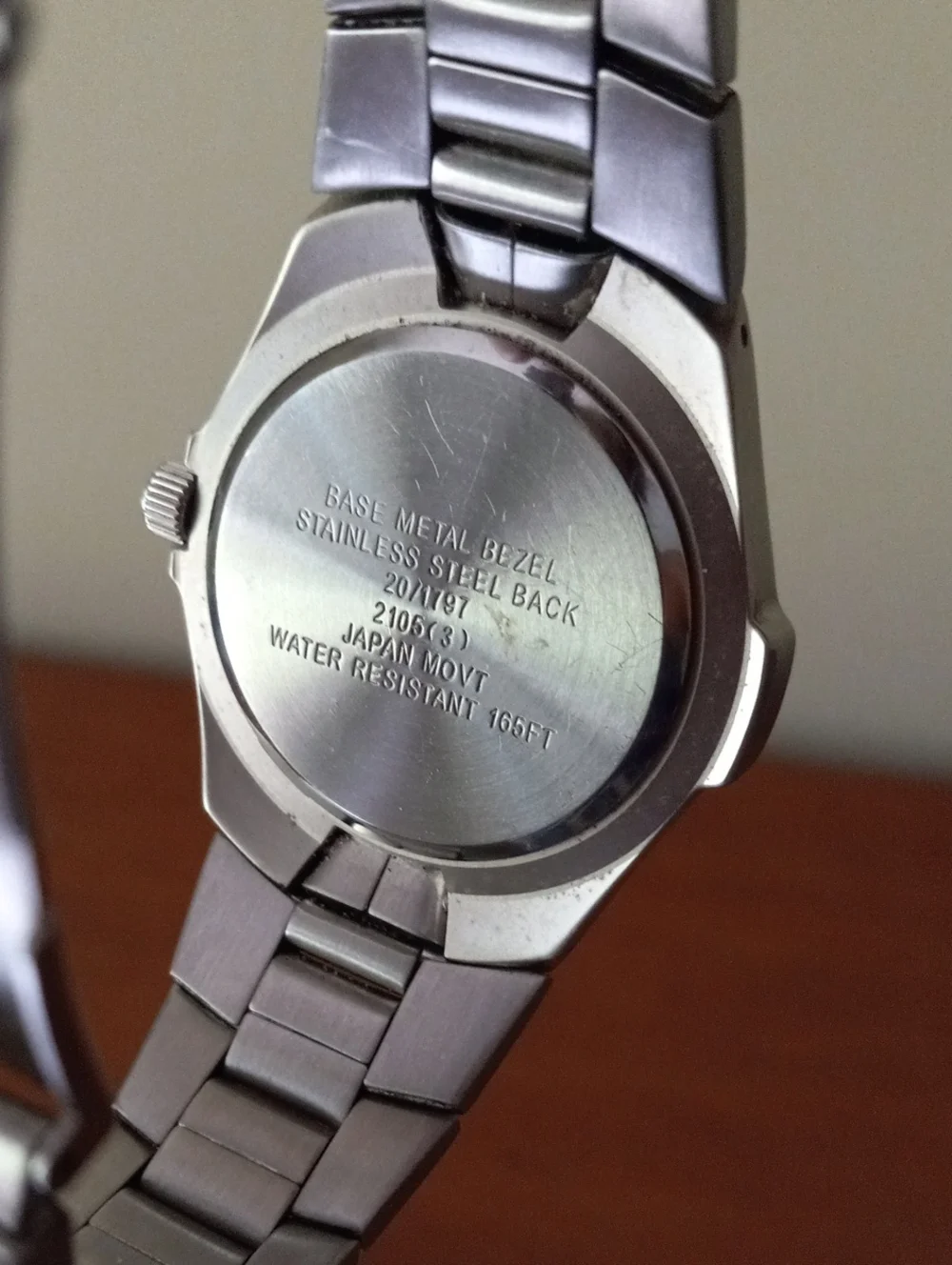 Armitron 20/1797 Silver Stainless Steel Men’s Watch with White Dial